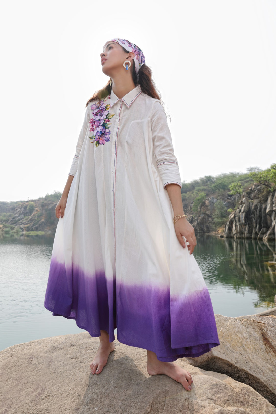 Iris Shirt Maxi Dress