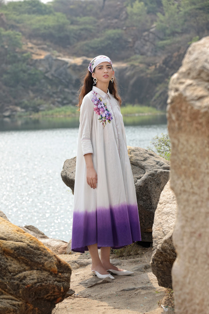 Iris Shirt Maxi Dress