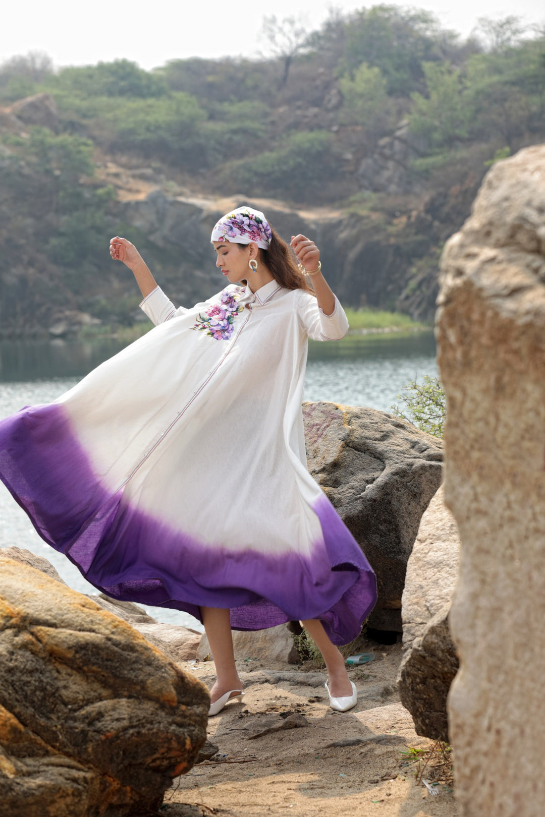 Iris Shirt Maxi Dress