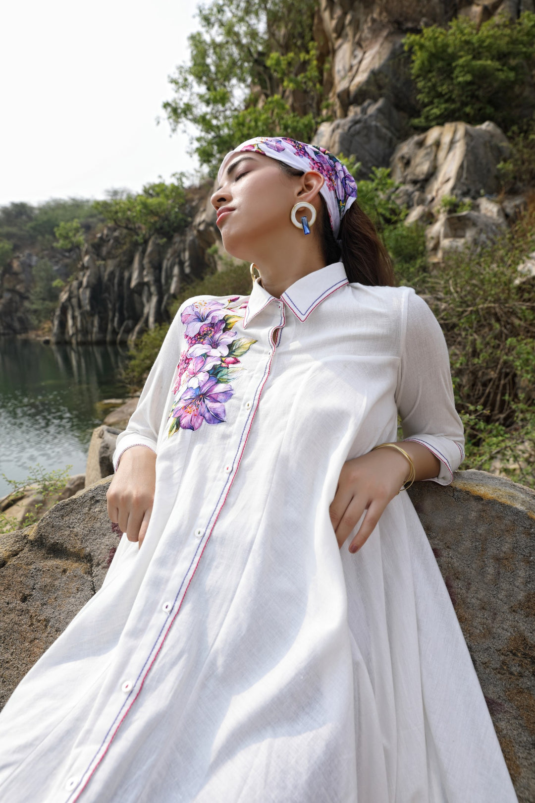 Iris Shirt Maxi Dress