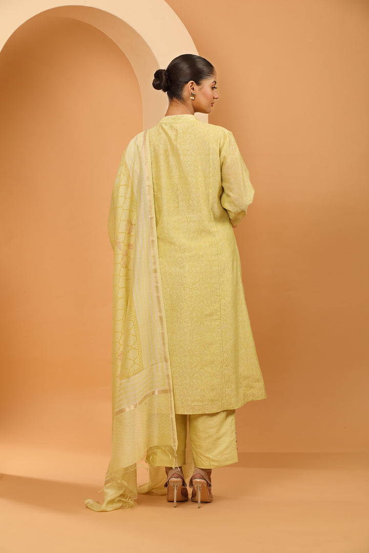 Lime Green Kurta Set