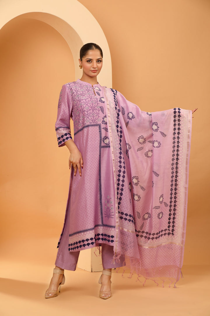 Lavender Breeze Kurta Set