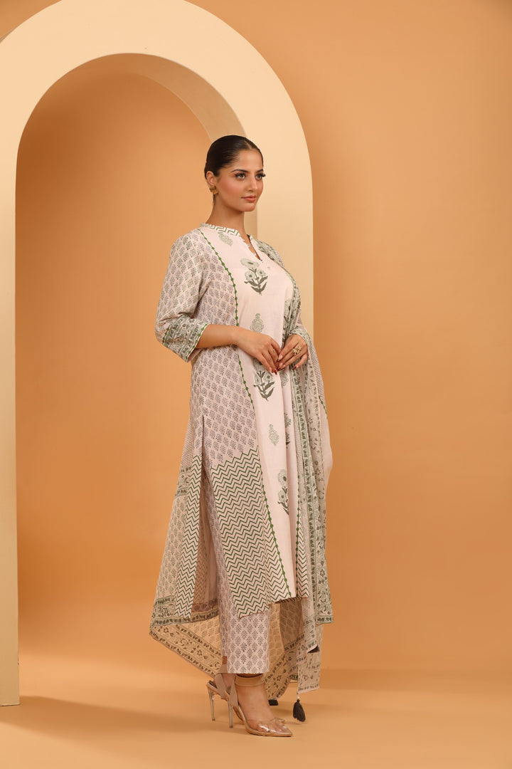 Olive Aura Kurta Set