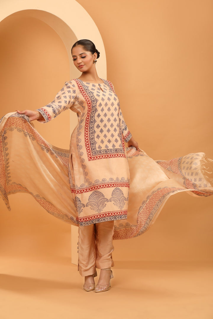 Sand Serenity Kurta Set