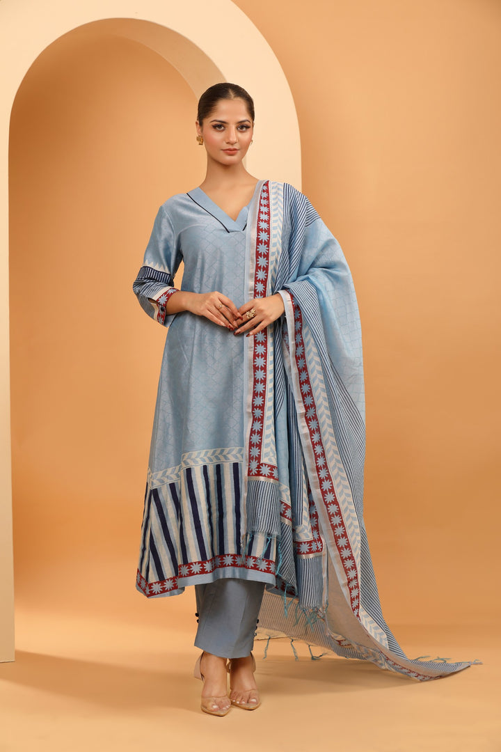 Azure Blue Kurta Set