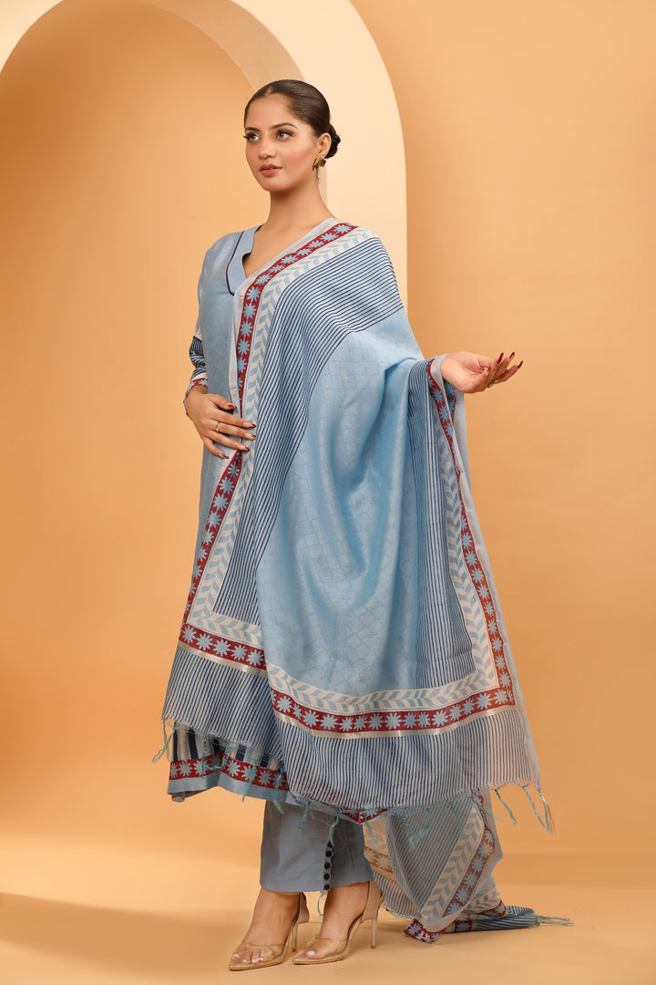 Azure Blue Kurta Set