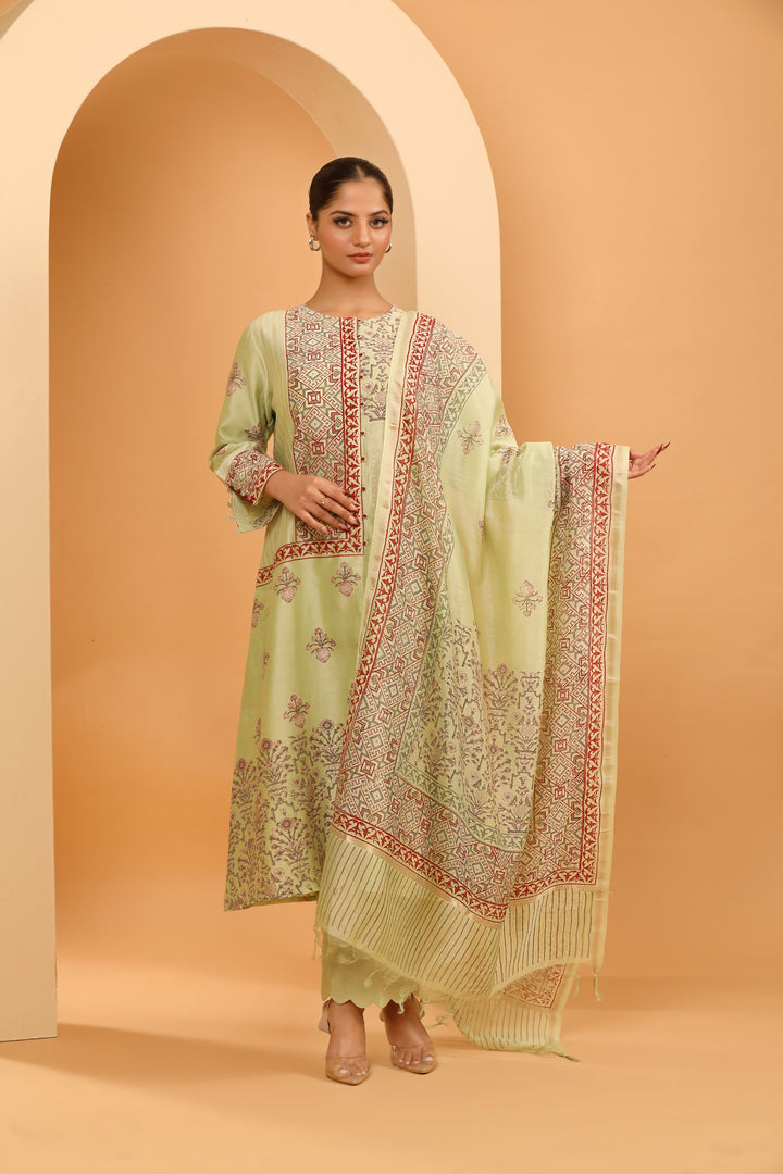 Pista Grace Kurta Set