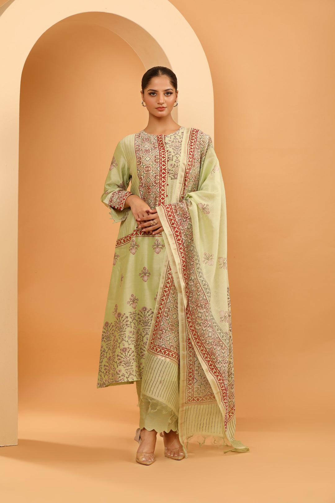 Pista Grace Kurta Set