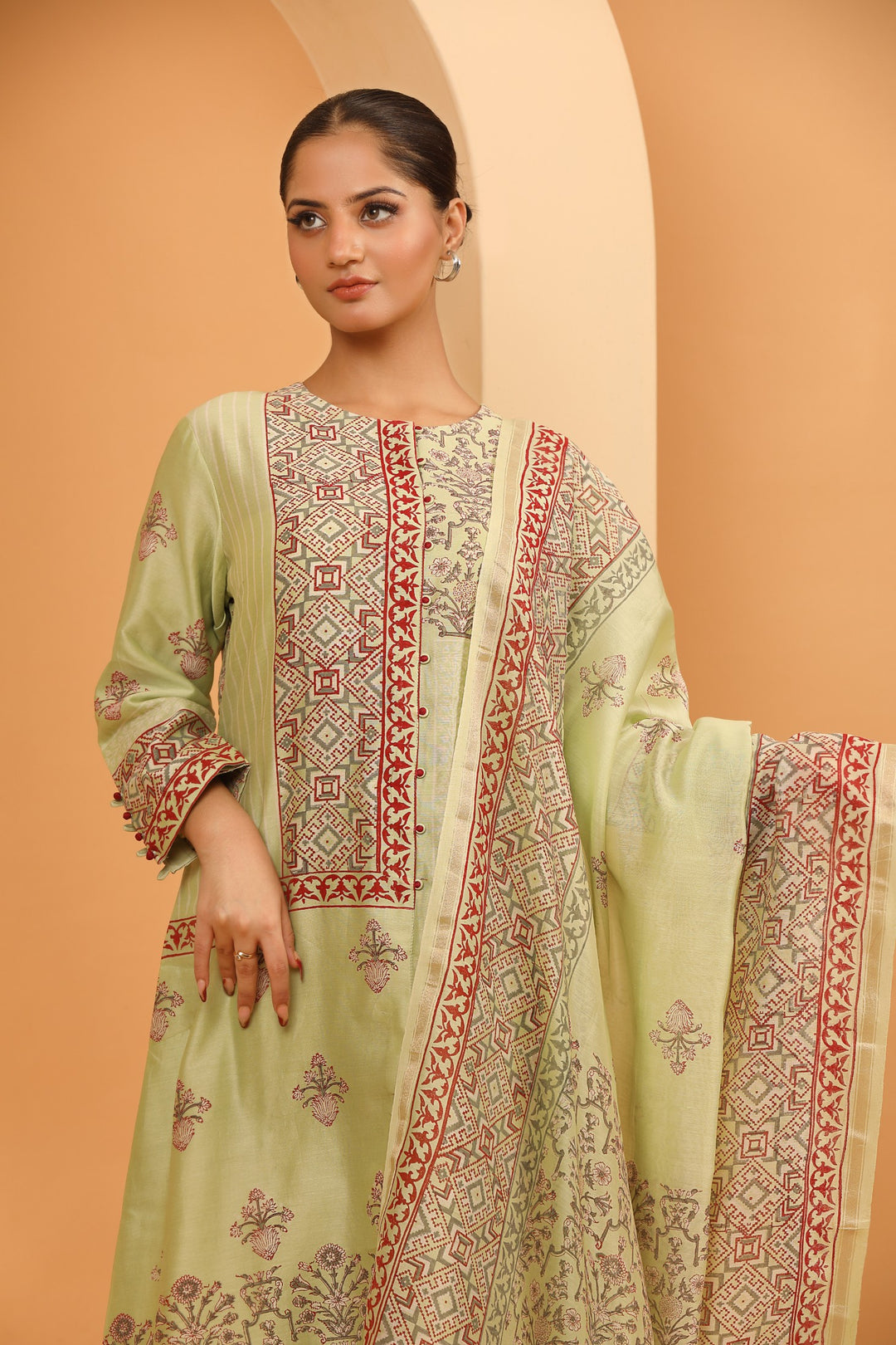Pista Grace Kurta Set
