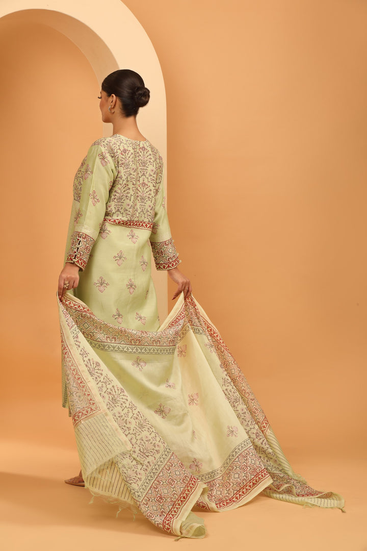 Pista Grace Kurta Set