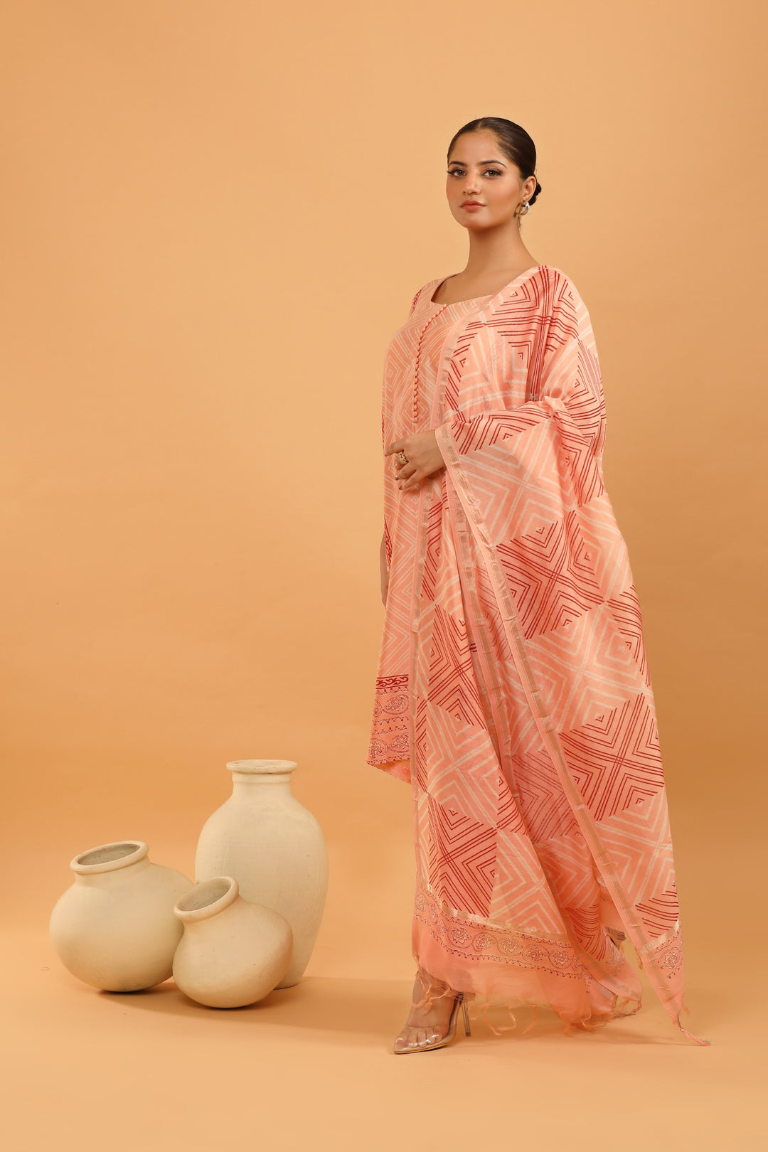 Peach Paradise Kurta Set